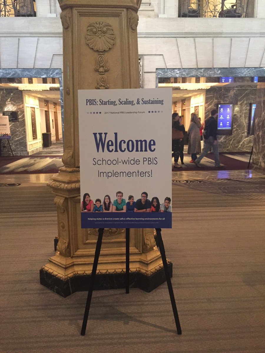 pbisatspps's tweet photo. PBIS Leadership Forum 2017!Looking forward to learning fabulous new things to bring back to SPPS! https://t.co/ZJvFlpdaBv