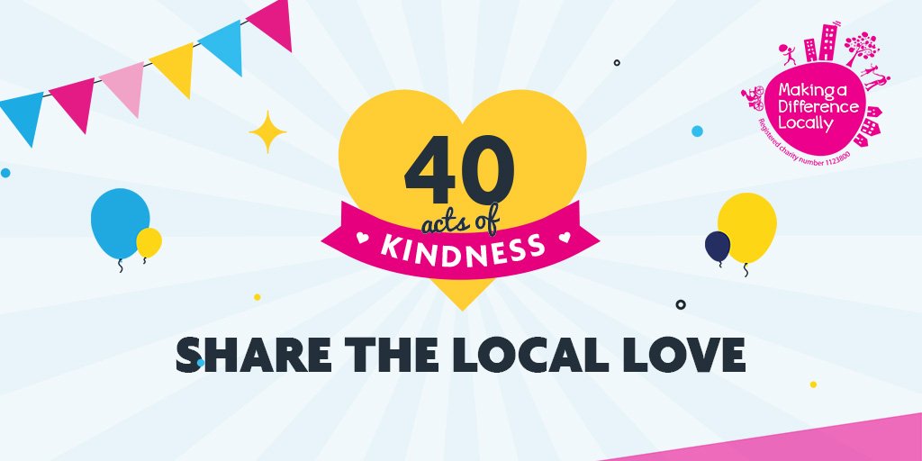 MADLcharity's tweet photo. Nominate a great local #charity for chance to #WIN a £1000 donation from @NisaLocally to celebrate #Nisa40 🎂 #RAOK https://t.co/h3RnFoTws1 https://t.co/vkiwNPkMPu