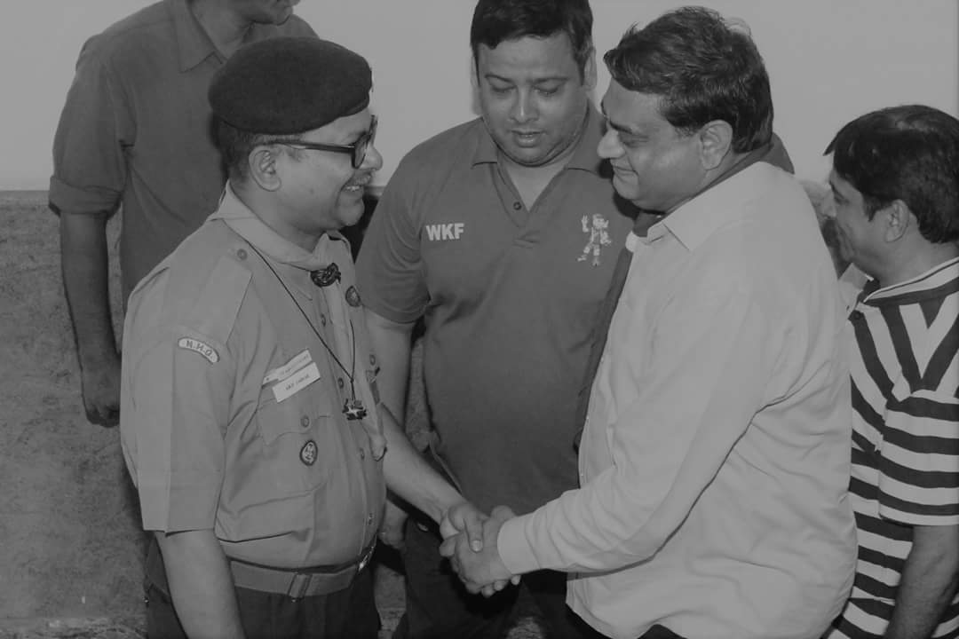 Arup0505's tweet photo. Greetings. ..with Chief National Commissioner. ... https://t.co/Q3oqOeNQ9R