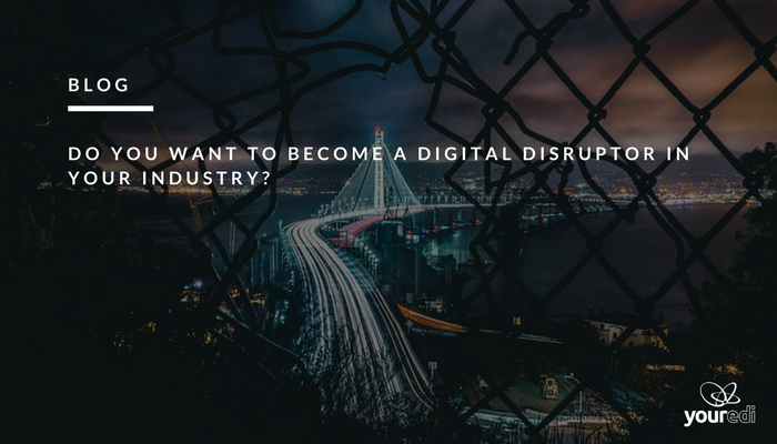 Do you want to become a digital disruptor in your industry? bit.ly/2ya9m5H #digitaltransformation #data #digitalization