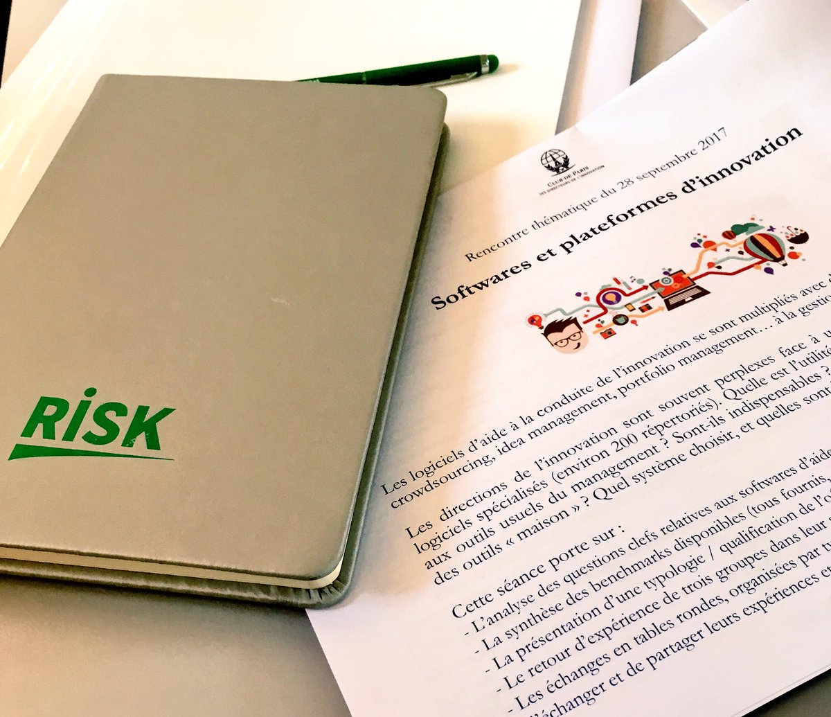 #RISK Innovation Office <a href="/BNPParibas/">BNP Paribas Group</a> est présent à la rencontre du #Club des Directeurs de l'#innovation #openinnovation #inspiration