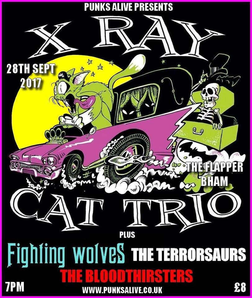 TheFlapperBrum's tweet image. T H U R S D A Y
 Tonight Punks Alive present
 Doors 7
 7.30 @thebldthirsters
 8.15 @fightingwolves
 9 @terrorsaurs
 10 @thexraycat
 Tix otd!