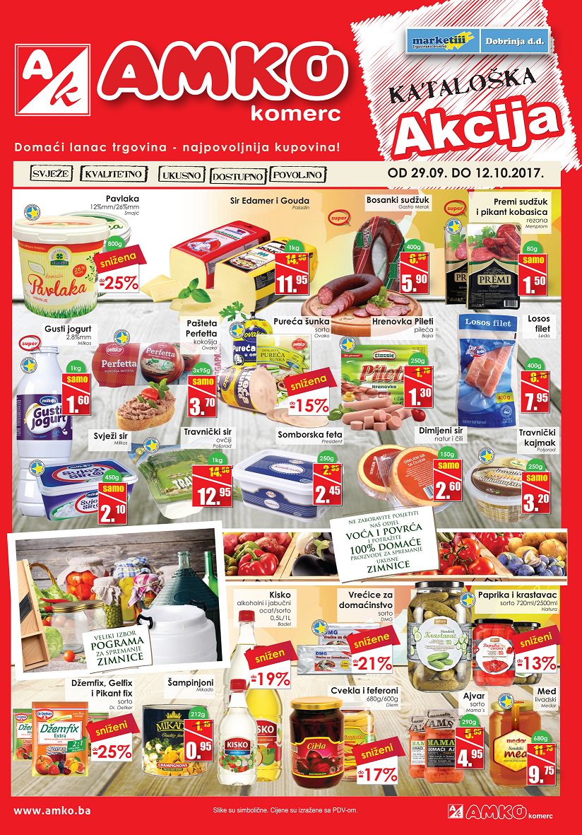 KKDBIH's tweet photo. Amko komerc - kataloška akcija! #MadeinBiH #kupujmodomace #amkokomerc #sarajevo #mostar #banjaluka #kkdbih #bosna #bih https://t.co/lMLw8j1gcT