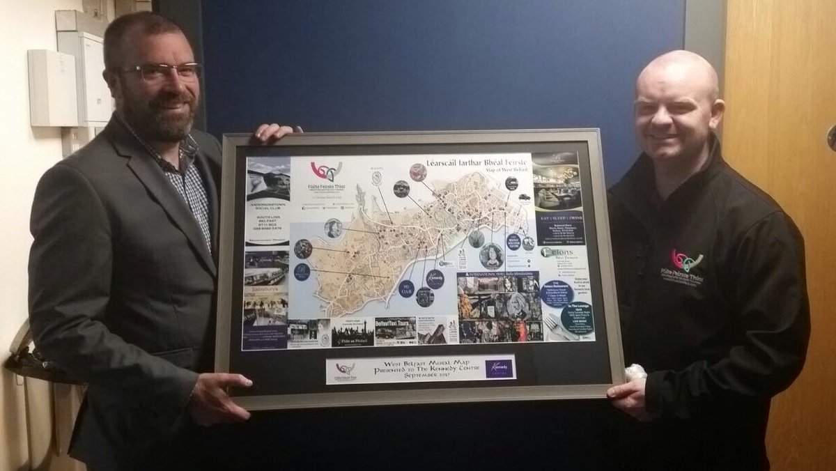 FailteFeirste's tweet photo. More deliveries! Next stop the amazing @KCbelfast #Partnership #MuralMap https://t.co/c0Vx2dfI8z