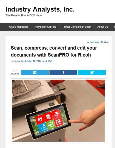 inepro's tweet photo. Scan, compress, convert and edit your documents with ScanPRO for Ricoh https://t.co/2kdXRCV6NQ #print #scan #industryanalysts #inepro https://t.co/4nUVvlEvj5