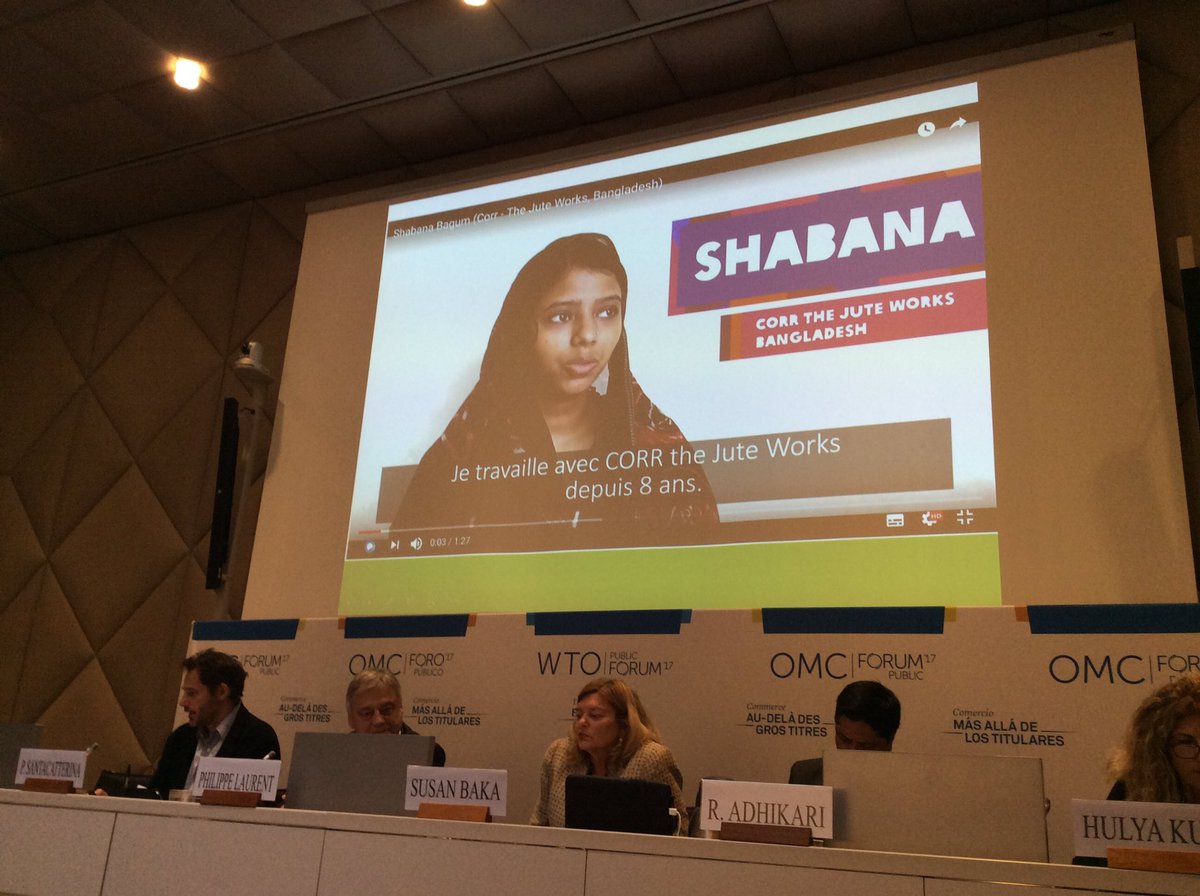 Pierre Santacatterina <a href="/oxfam_mdm/">oxfam_mdm</a> on importance of #fairtrade in empowerment of women #WTOPublicForum