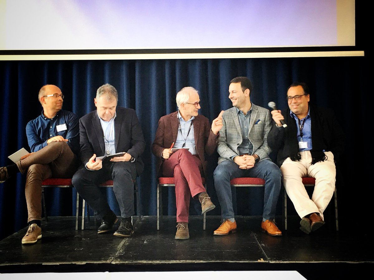 Knut Eiliv Husa, @cameron_nor <a href="/FlavioDePaoli/">Flavio De Paoli</a> @alerossini <a href="/mvillari/">Massimo Villari</a> <a href="/esocc/">ESOCC 2017</a> industry panel