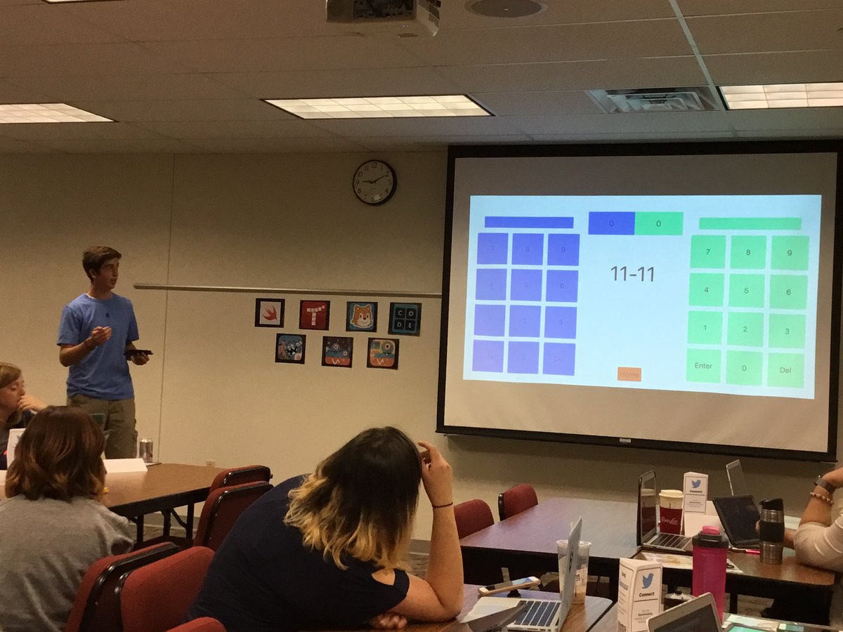 MrsJCarlson's tweet image. Michael Feldmann now sharing his Math Bud app created using #swiftcoding #ipadacademy @AppleEDU Very inspiring high school senior!