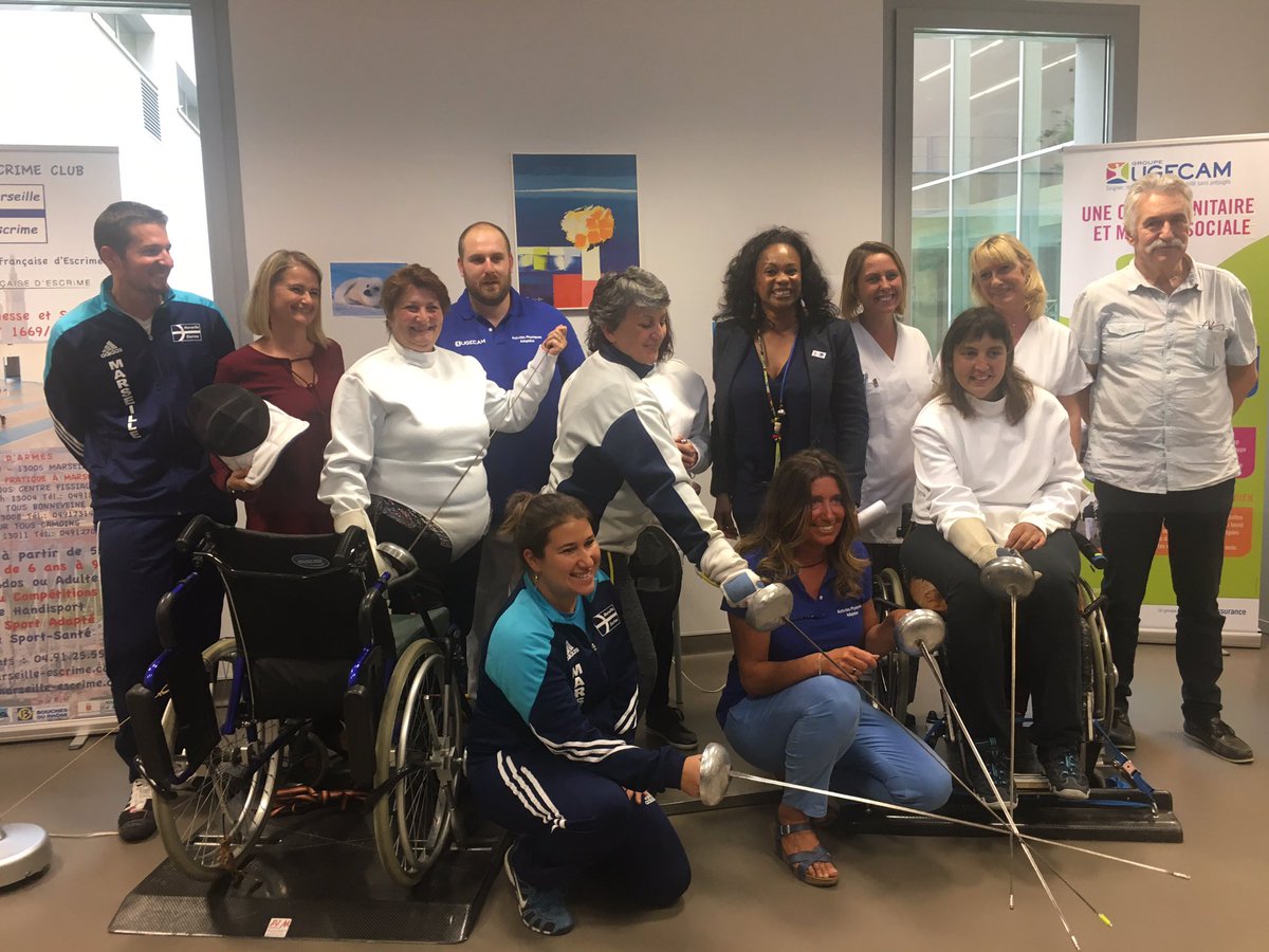 L' @HopitalEuropeen propose des activités physiques &amp; sportives aux patients. Des sourires et de la joie. Grand merci aux équipes #Marseille