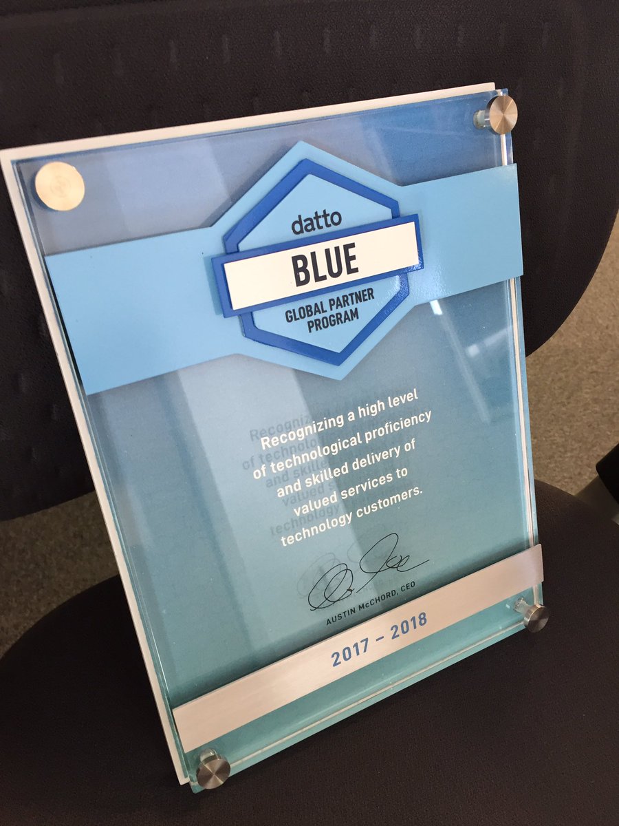 DE1_Dan's tweet photo. Thanks @DattoEMEA great to recieve our #dattoblue plaque this week, great partnership, fantastic solutions @PKFCooper_Parry @Cooperparryit https://t.co/PsX66zHS78