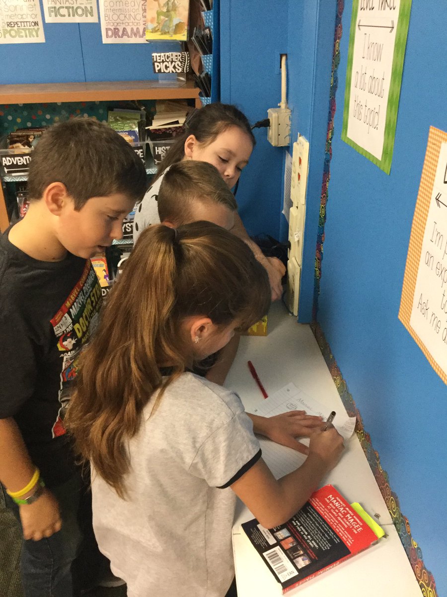 Linking our ideas in our book clubs to create bigger ideas! #YESTigers180