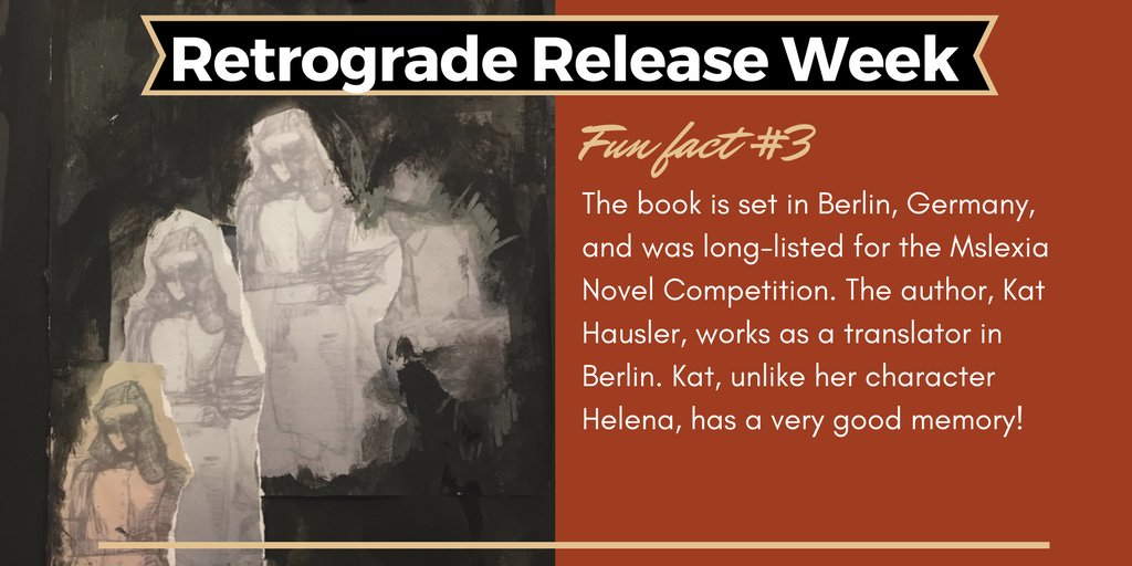 MeerkatPress's tweet photo. #RETROGRADE by Kat Hausler #FunFact 3 #BerlinConnection https://t.co/smBzTMlFF9 Kat Hausler #fiction #books #mustread https://t.co/9pXyKWUVqT