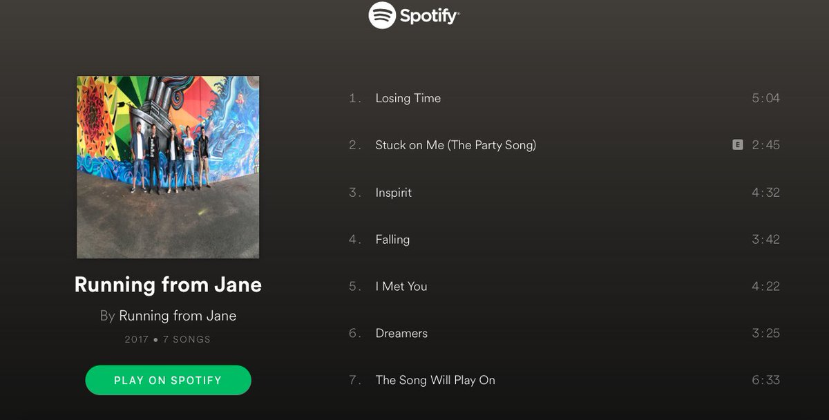 RunningFromJane's tweet image. Our self-titled album is now LIVE! 

Spotify: ow.ly/qXDU30fuzgV 
iTunes: ow.ly/gXJp30fuznJ 
Google Play: ow.ly/riNG30fuzwt