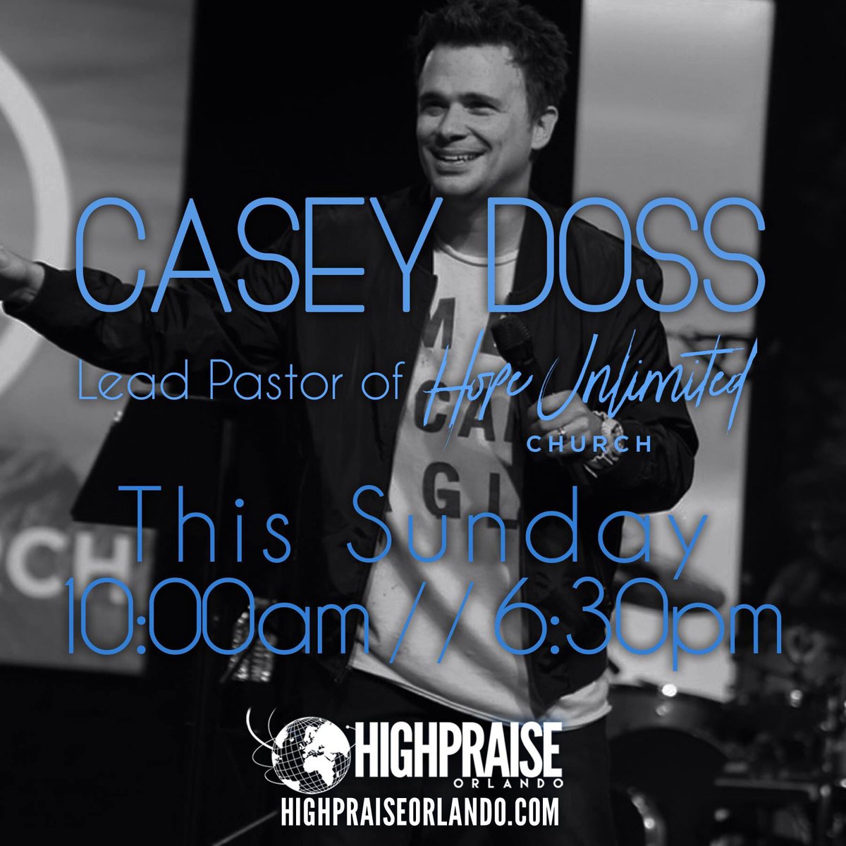 highpraiseorl's tweet photo. Join us this weekend as we welcome special guest, Pastor @casey_doss. You don't want to miss this power packed weekend! https://t.co/AQ2jptpMwv