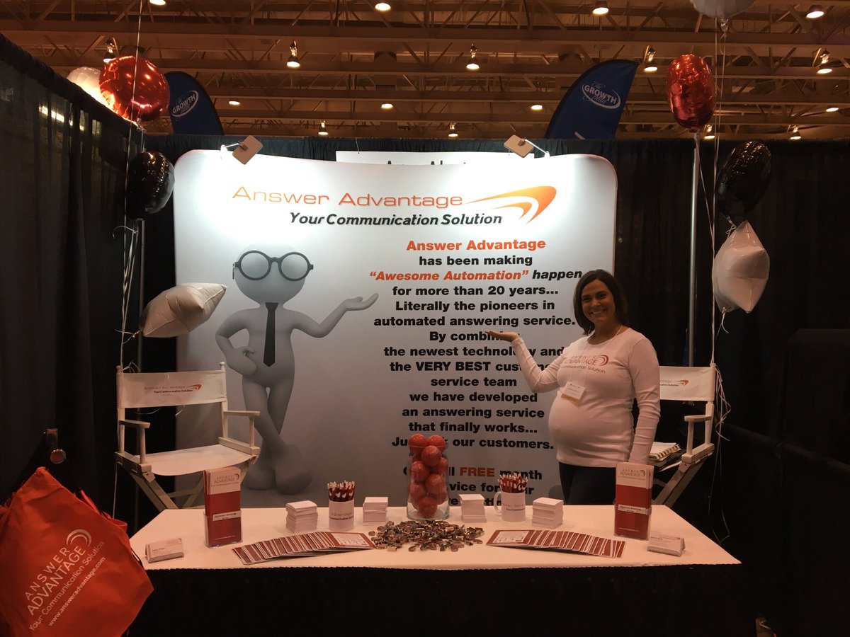 AnswerAdvantage's tweet image. We're here at @CenturyII for the @ChamberWichita Exposure Event! Come say hi to Stefanie!