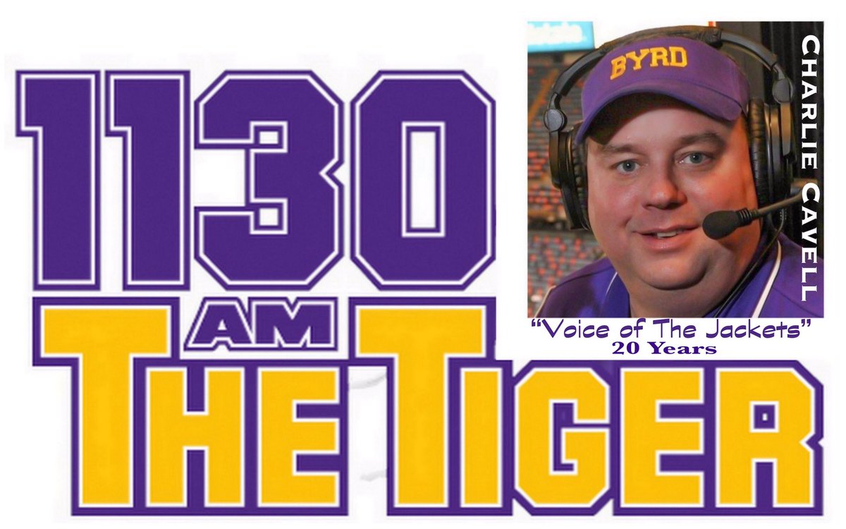 Charlie Cavell (@voiceofbyrd) on Twitter photo Listen to 40th #BackyardBrawl between <a href="/cebyrdathletics/">C.E. Byrd Yellow Jackets</a> and <a href="/CSHSGators/">Captain Shreve High</a> on <a href="/1130TheTiger/">1130 The Tiger</a> <a href="/OriginBank/">Origin Bank</a> Pregame at 6:30, kickoff at 7 #StingEm Listen to 40th #BackyardBrawl between <a href="/cebyrdathletics/">C.E. Byrd Yellow Jackets</a> and <a href="/CSHSGators/">Captain Shreve High</a> on <a href="/1130TheTiger/">1130 The Tiger</a> <a href="/OriginBank/">Origin Bank</a> Pregame at 6:30, kickoff at 7 #StingEm
