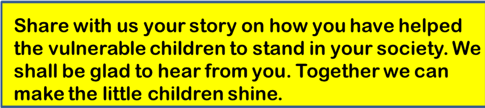 SOFU_UG's tweet image. we would like to know your story and how you have been able to help vulnerable children in your area. Please share with us on our timeline. @SOFU_UG @orphansinneed @UNICEFUganda @UnityCCentre @NyakaProject @chedra_uganda @OrphansUganda @unitynursery