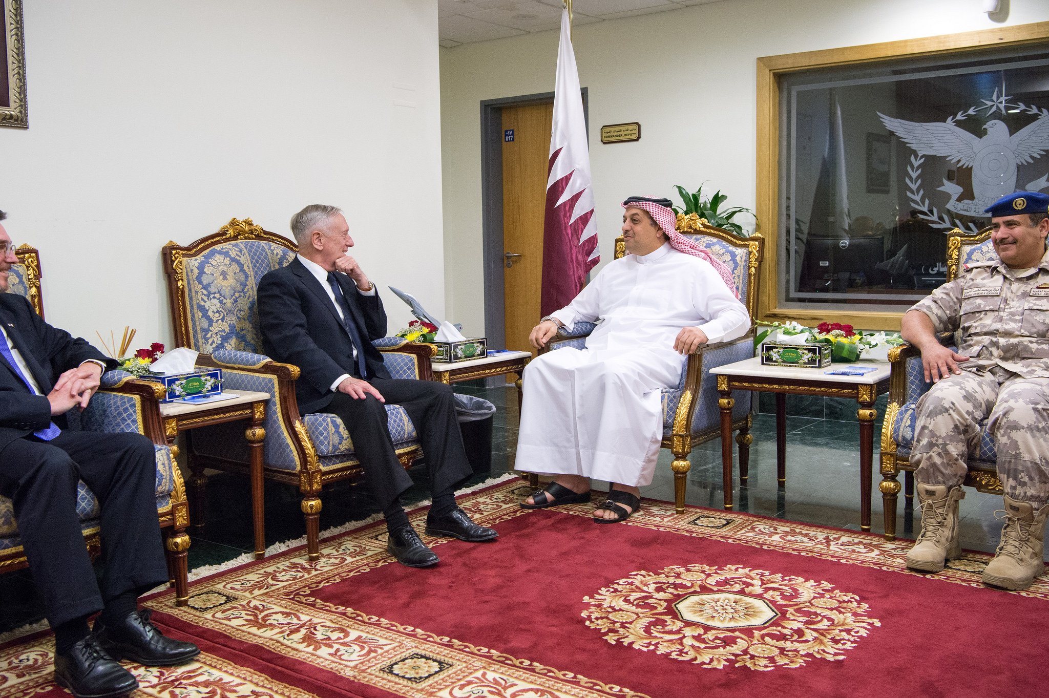 U.S. Embassy Qatar on Twitter: "#SecDef in Qatar today; met w/HH the