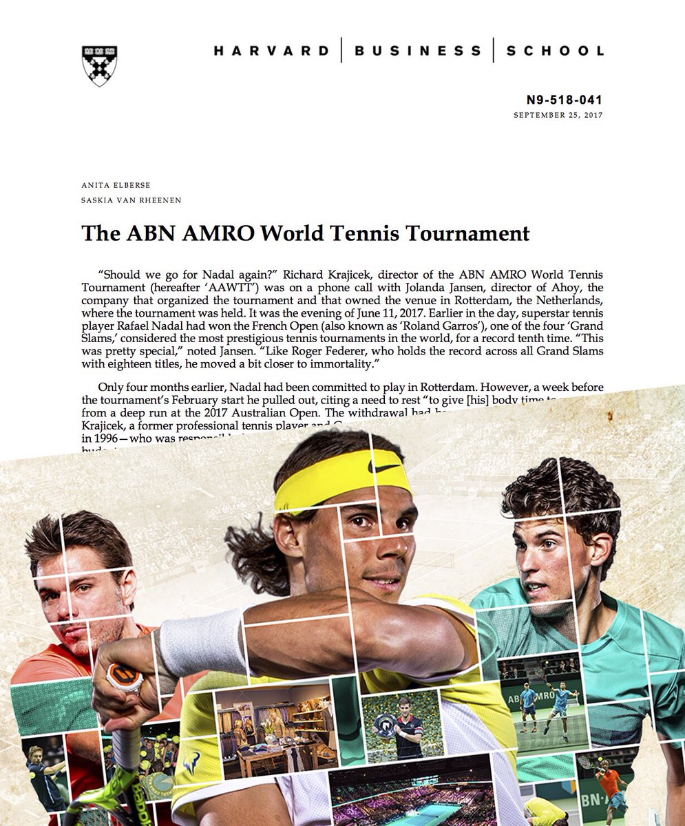 New case! 📢 Lots of insights here into how tennis tournaments compete for the brightest stars on the tour. Can't wait to teach this one!