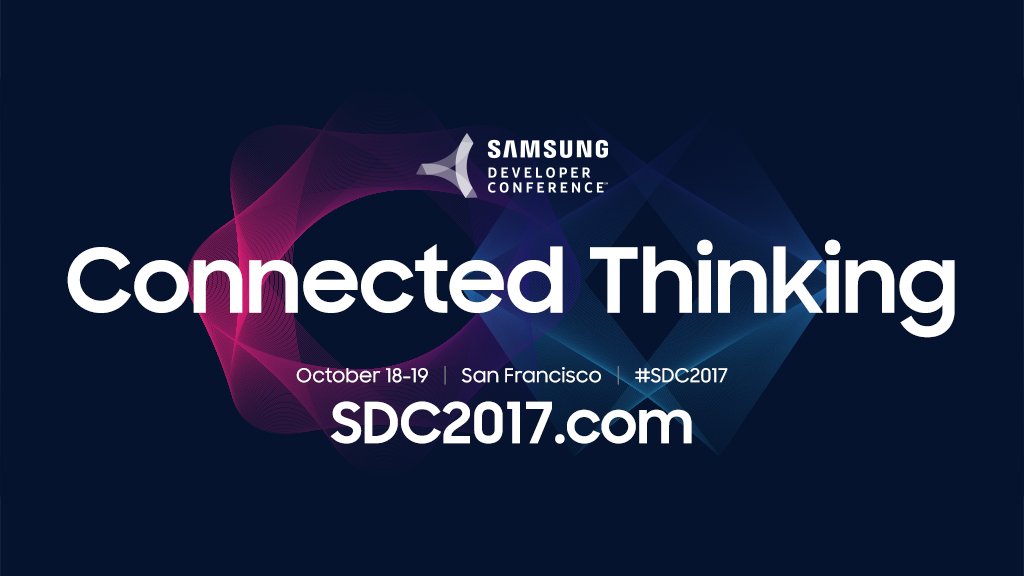 samsung_dev's tweet photo. 3 weeks left to register &amp; tickets are almost sold out. Have you heard who's coming to #SDC2017? #ConnectedThinking: https://t.co/PKbQEnoRAk https://t.co/WHNcZiUIgG