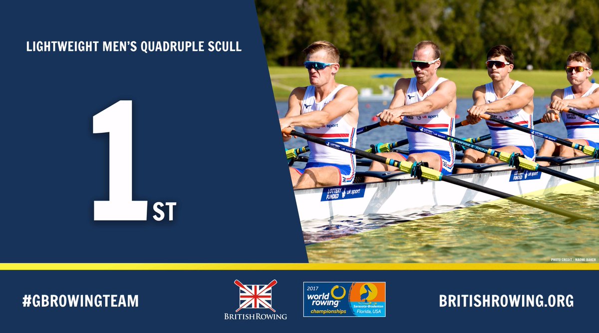 RESULT | Great job boys! LM4x pull away in the second 1000m to win by a second and reach the A final! GRE &amp; JPN join us #GBRowingTeam