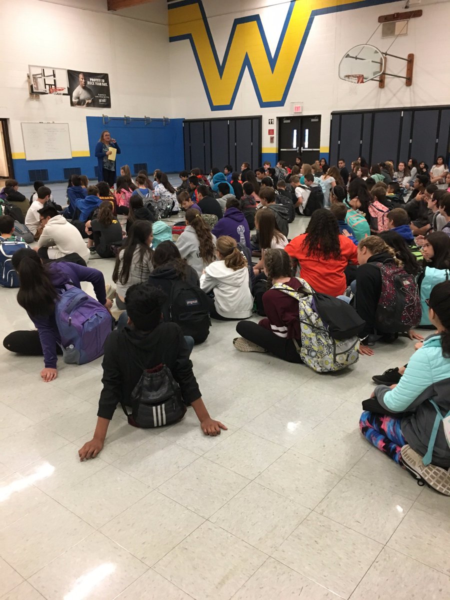 WMS8thGradeTeam's tweet photo. Gathering to acknowledge our September Students of the Month! #wms118life https://t.co/gyfYIjF6SR