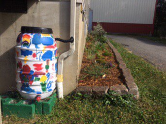 Thanks <a href="/MUBWater/">MUB</a> for providing a Rain Barrel for the <a href="/FODC_WV/">Friends of Deckers</a> and Boys and Girls Club wildflower garden!