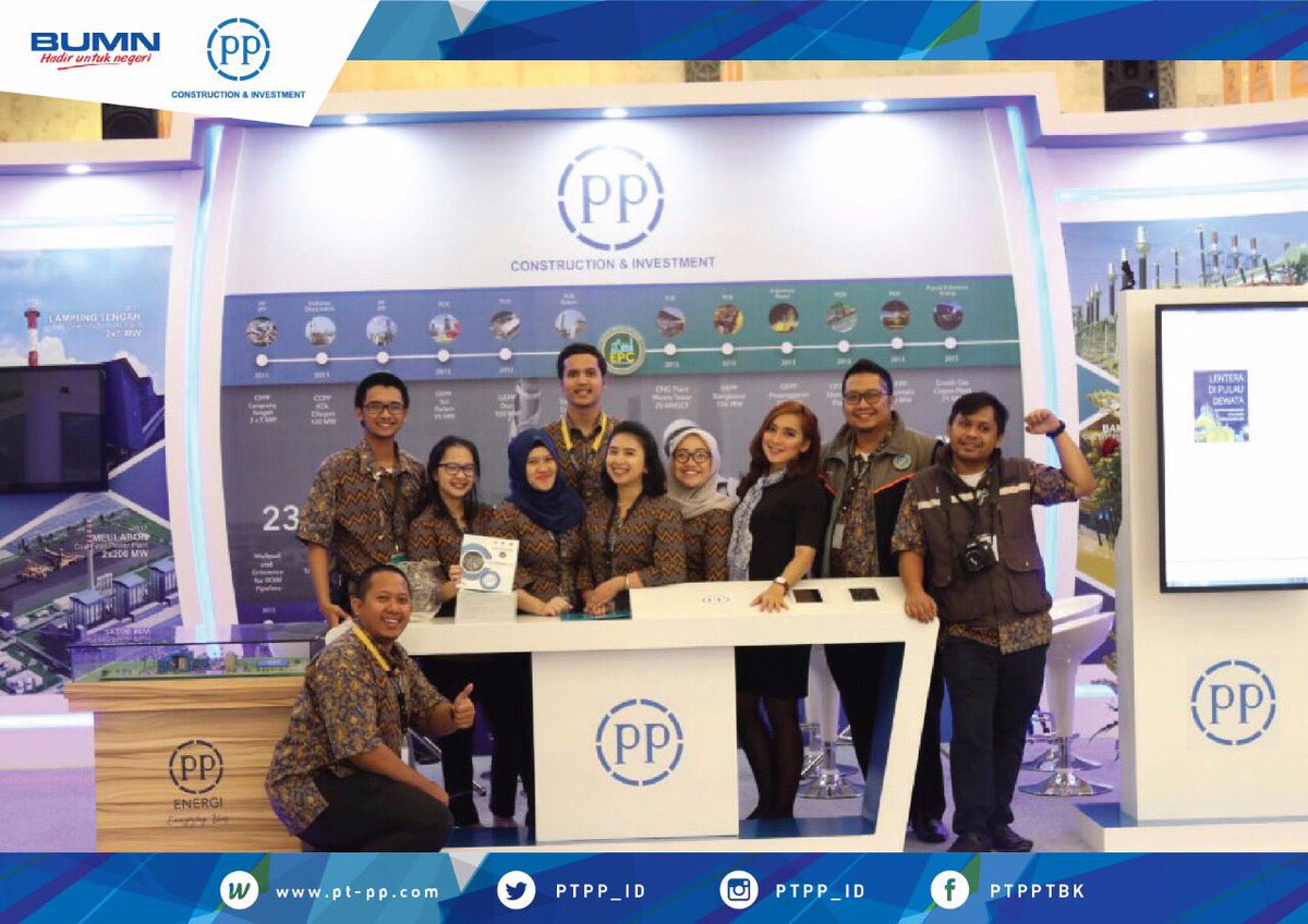 Yuk kunjungi booth PTPP pd Pameran Hari Listrik Nasional 72 yg berlangsung tgl 28 - 30 Sept 2017 di JCC 🌟 don't miss it <a href="/pln_123/">PT PLN (Persero)</a> <a href="/KemenBUMN/">Kementerian BUMN</a>