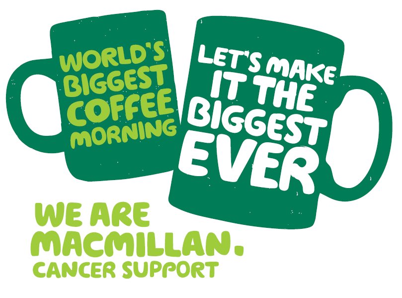 It's our <a href="/macmillancancer/">Macmillan Cancer Support</a> coffee morning tomorrow 11am lots of lovely #cakes <a href="/melvynprior/">Melvyn Prior</a> <a href="/BainlandPark/">Bainland Lodge Retreats</a>