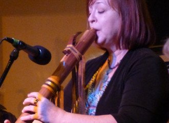 Visiting artist Karen Rugg to play the Native American Flute at The TANK, Sept. 30th, Noon-1pm. Free &amp; open to all. ow.ly/lDYI30fuHT8