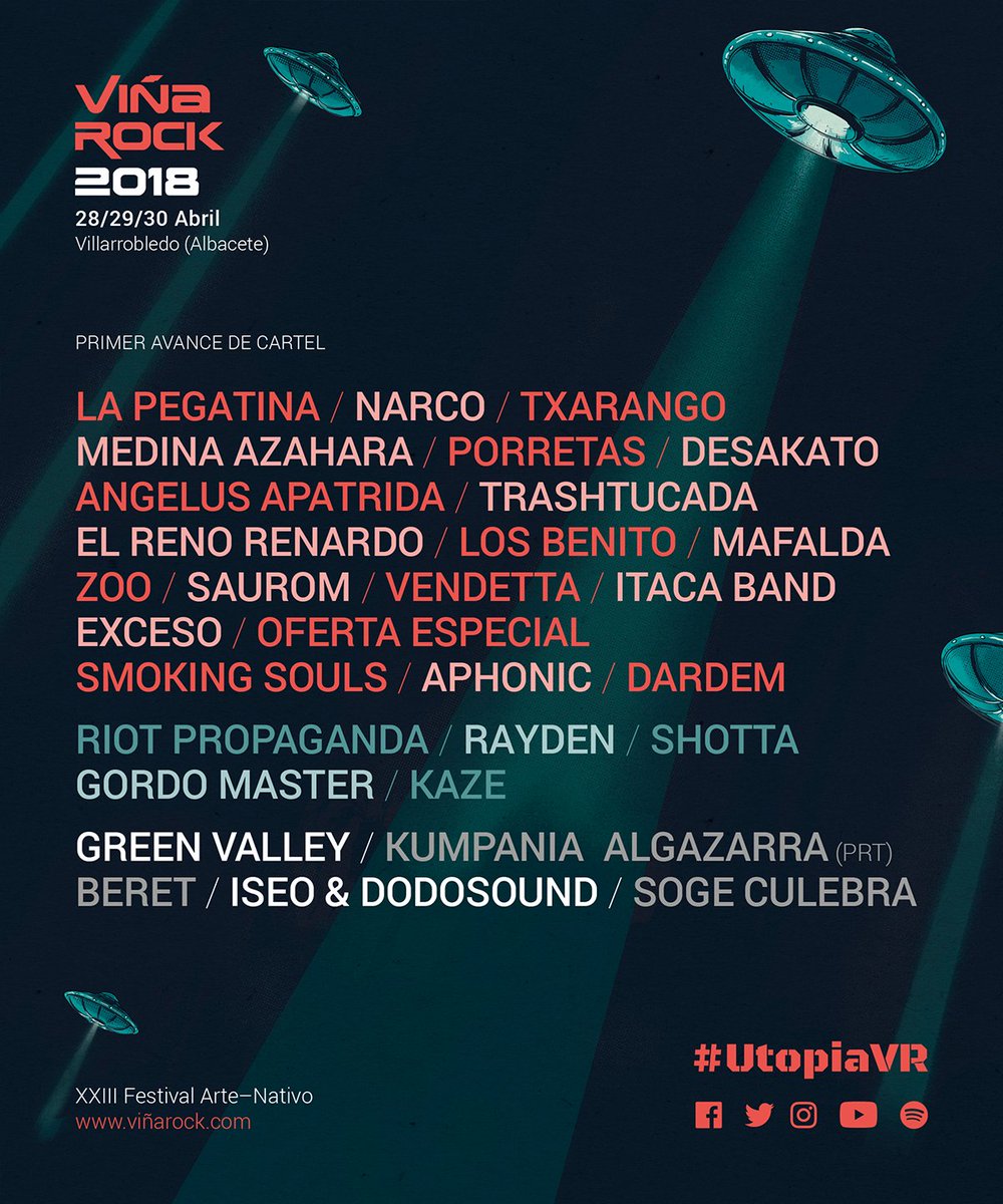 camelot_vdo's tweet photo. #VinaRock2018
Este año volvemos a estar con vosotros en camelot. https://t.co/FbQgMcmBGl