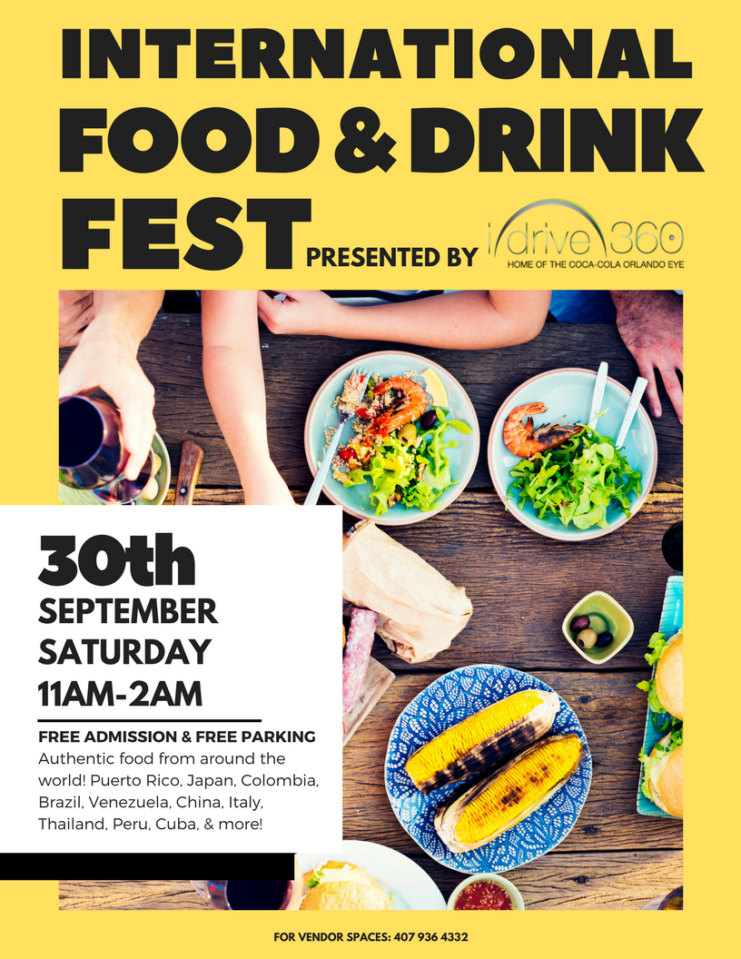 Visit_O_Town's tweet photo. Calling all #foodies and fun seekers! Come hungry to the International Food and Drink Festival* this Saturday!
*free parking &amp; admission* https://t.co/g2qUla6gU7