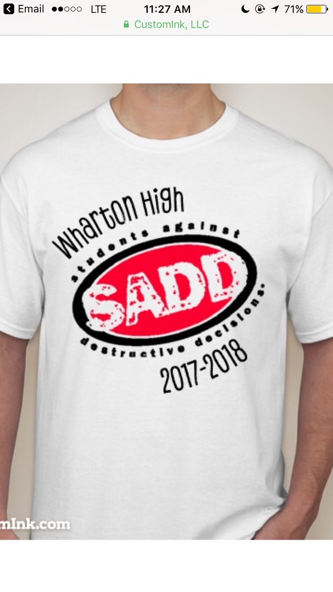 sadd t shirt designs