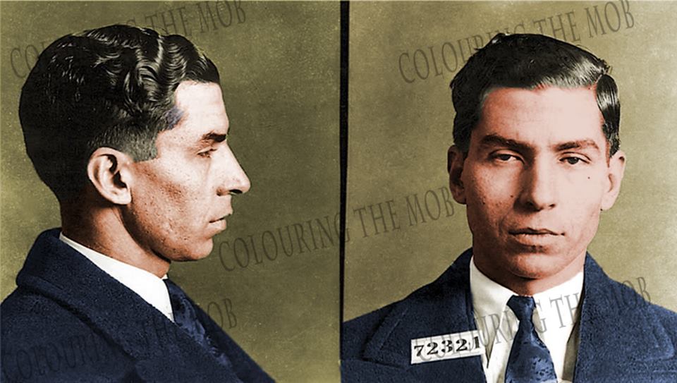 MobsterHistory's tweet photo. 1928 mug shot of Lucky Luciano colorised. https://t.co/xMCoCHZafk