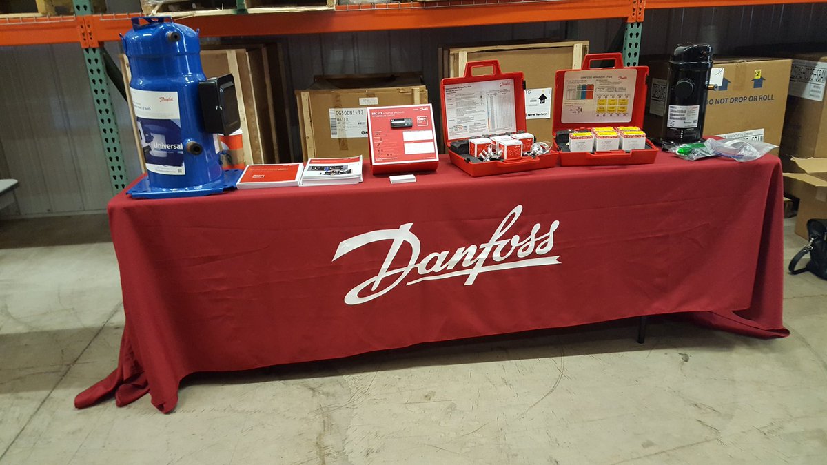 Danfoss_David's tweet image. Come check out Danfoss Cooling products at RHI open house, here in Baxter, MN. Lots of good stuff to talk about, and plenty of good food.