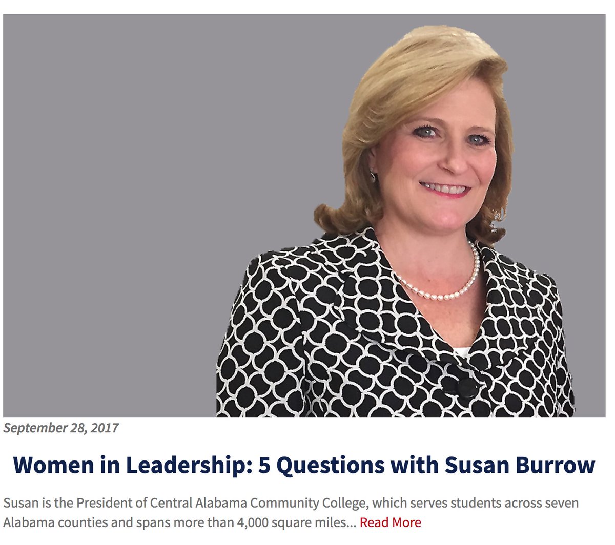 This week's "5 Questions With.." featuring Susan Burrow: usameribank.com/about-usamerib…