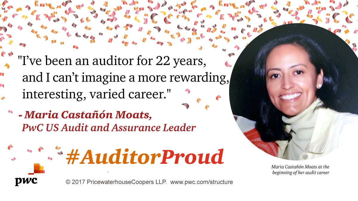 Five Reasons To Celebrate The Accounting Profession from #PwC's @Maria_Moats bit.ly/2fC6yGQ #AuditorProud