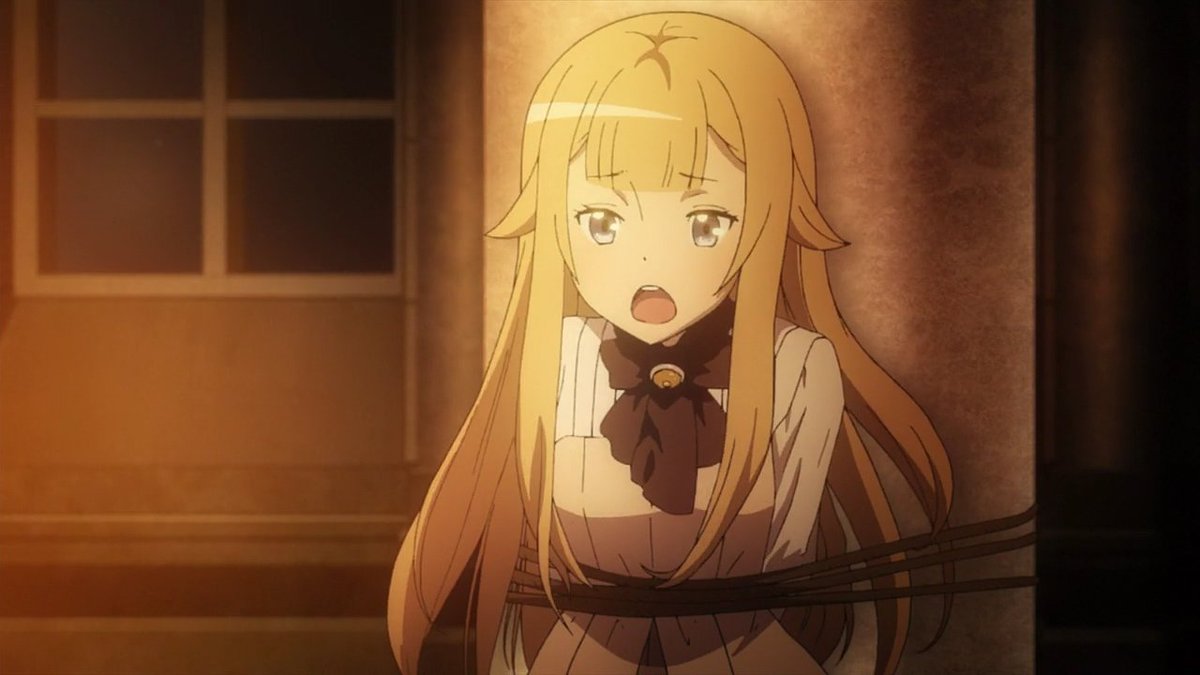 Uzivatel 伊藤つくし Na Twitteru プリンセス プリンシパル 12話 まごうことなき プリンセス回 高貴な女性が縄で縛られるいたぶられ図が痛々しくもあり プリンセスの気丈さが凛々しくもあり 縛ったのはゼルダだと思うが プリンセス相手に手を出すとは中々怖い