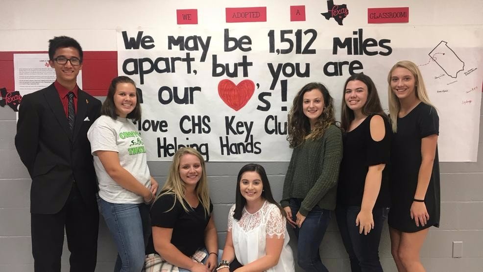 Key Clubbers in Pennsylvania providing supplies to help alleviate stress &amp; financial burden from Hurricane Harvey. bit.ly/2wX8BI7