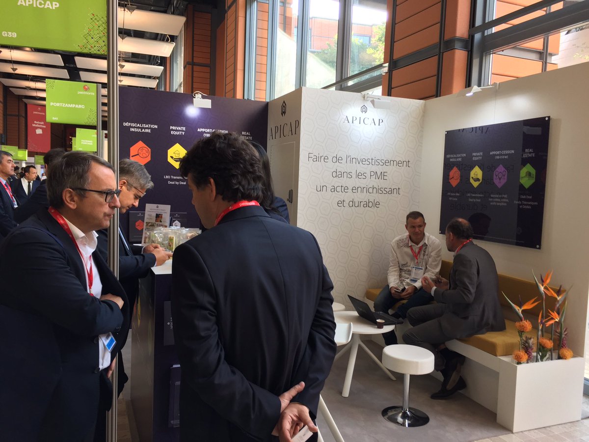 APICAP_Invest's tweet photo. Apicap stand G39 à @PatrimoniaLyon #FIPDOM #APPORTCESSION https://t.co/DRY9uYJCBw
