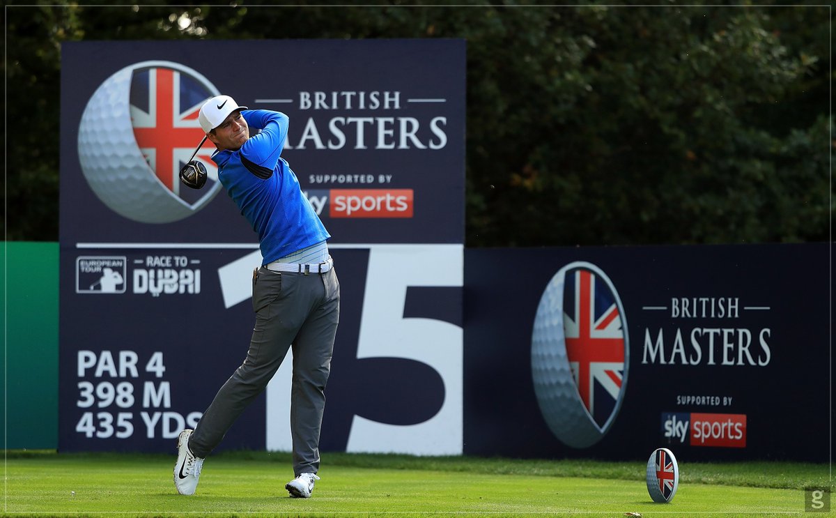 Nice to get going again after a busy couple of days. Slow start but finished nicely for a 67(-3). #britishmasters #nikegolf