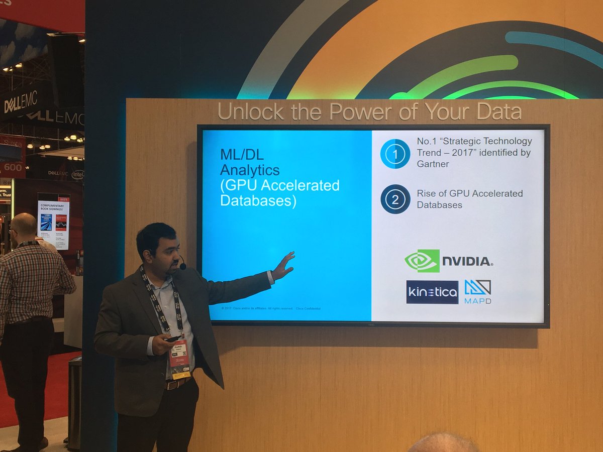 manan2787's tweet photo. Come join us @cisco booth 407 @kakskulkarni is talking about @Analytics Solutions on #CiscoUCS @ciscoDC #StrataData @raghu_nambiar https://t.co/SRCKkF6EbD