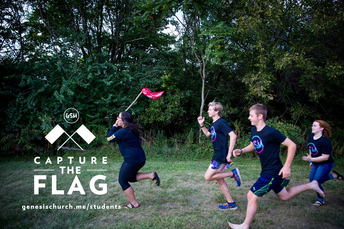 CAPTURE THE FLAG | Sept. 30th |  5:30p - 9p | Middle + High School students! See webpage for details.