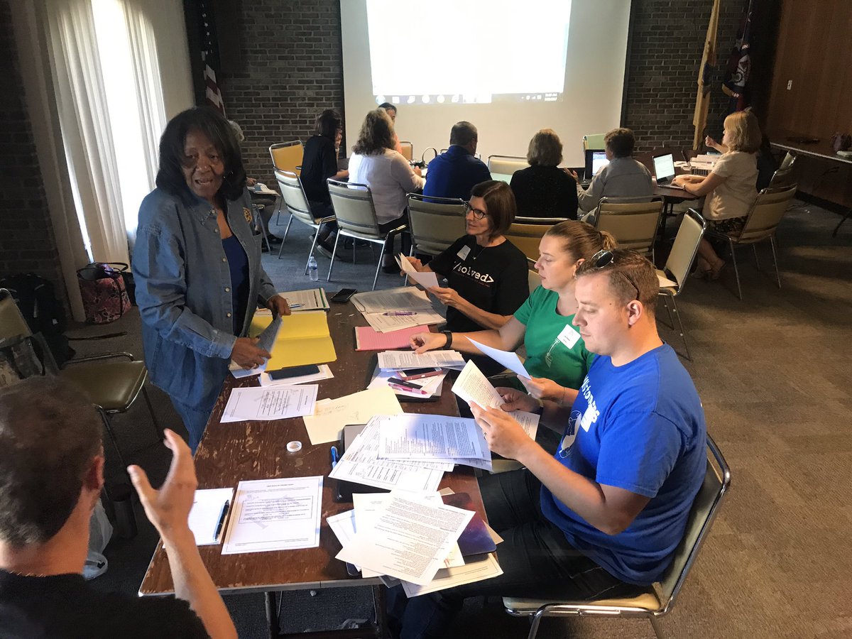 Our NJ coaches are hard at work learning how to help their teams become better problem solvers.