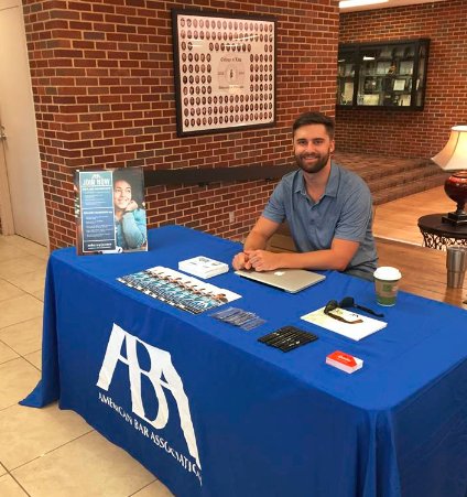 abalsd's tweet photo. Keep an eye out for your ABA Rep on campus and ask them about the benefits of ABA Membership! #TableThursday https://t.co/thqKnx8Mfe https://t.co/XBaLWOGW0w