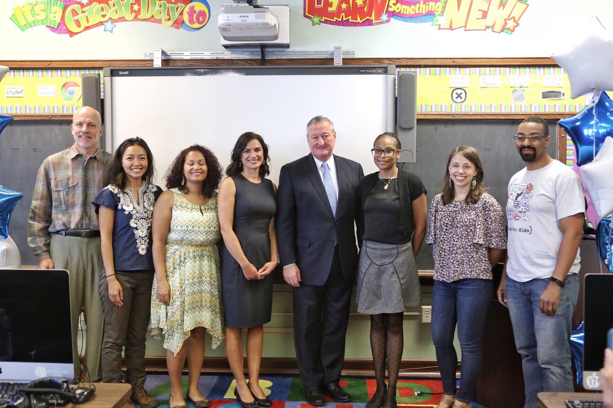 StartupPHL's tweet photo. Congrats to Coded by Kids, TechGirlz, Onyx Valley, VietLead &amp; Phila Children's Foundation! Proud to support as they connect kids to tech! https://t.co/SdrYbpHIgu