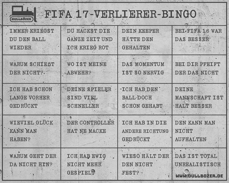 Michael Bauer Morgen Kommt Fifa18 Raus Das Bullshit Bingo Der Vorganger Version Gilt Weiterhin