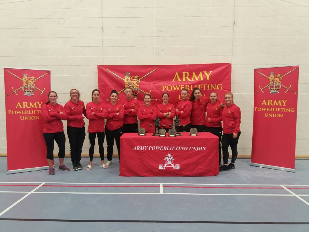 ArmySportASCB's tweet photo. Congratulations to @APU_British  on winning the Women's and Men's Team Championships and 5 from 8 individual lifter titles 🏋 #Powerlifting https://t.co/faVKYVOJXP