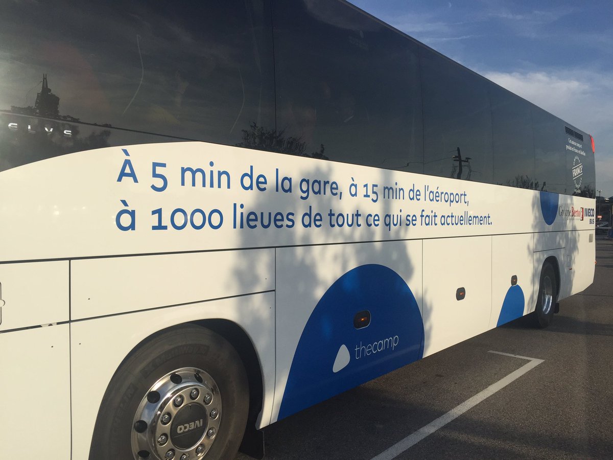 Gometmedia's tweet image. [Direct] @thecampProvence affiche la couleur dès la gare TGV #Aixploration #JourJ #Aixmaville Go !