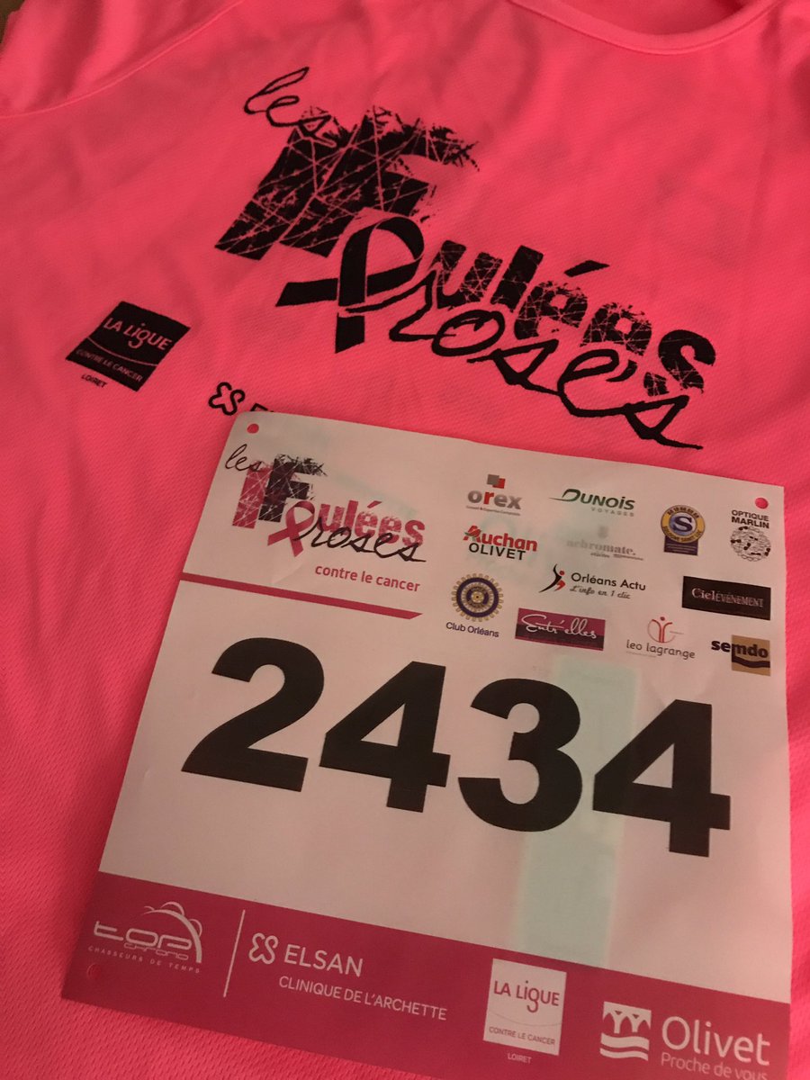 secondeclasse's tweet image. Prêt pour les #Fouléesroses @laliguecancer @villeOlivet @easyflyer #proud #running #cimpress 👍